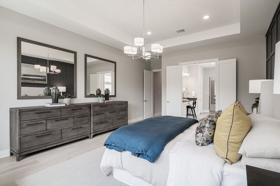 Furnished interior view inside a new home in Harvest Green 75′, Richmond (Image 19).