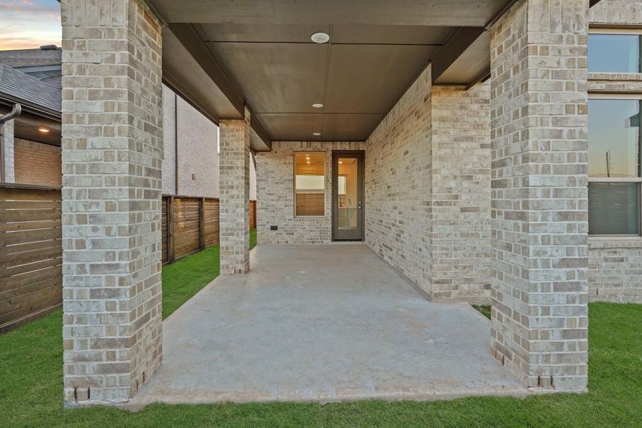 Exterior details and patio area of a home in Indigo: 50ft. lots, Richmond (Image 2). Exterior details and patio area of a home in Indigo: 50ft. lots, Richmond (Image 2).