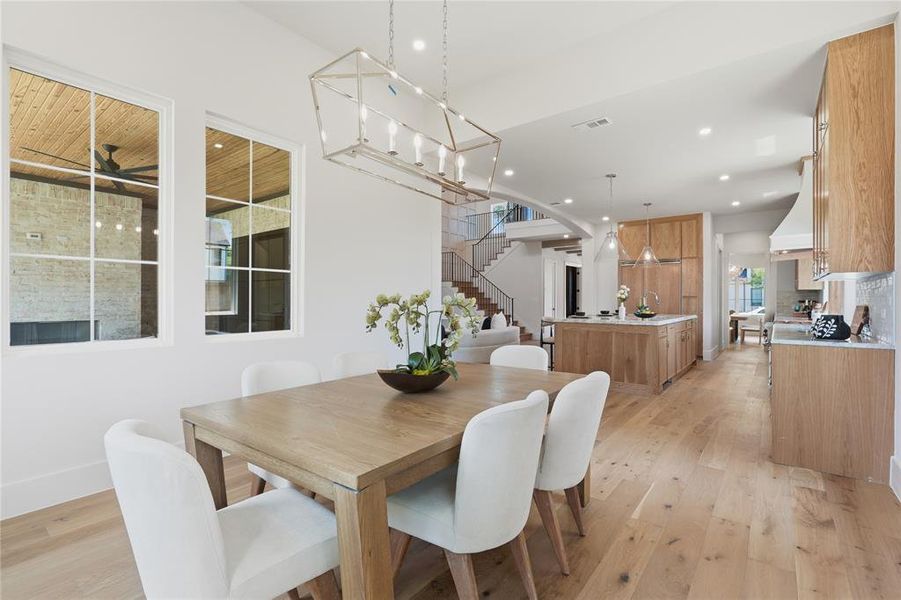 Furnished interior view inside a new home in , Dallas (Image 6).