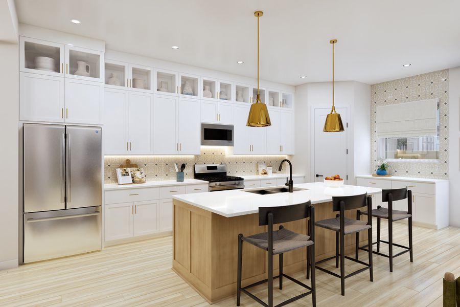 Representative furnished interior of a home built from the The Daffodil by David Weekley Homes in Brookewater - Ascent Collection, Rosenberg (Image 5).