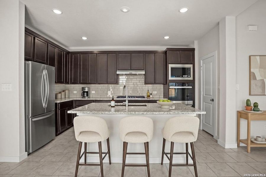 Furnished interior view inside a new home in Stillwater Ranch, San Antonio (Image 17).