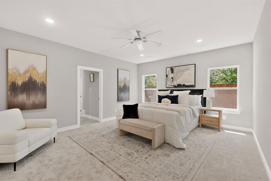 Furnished interior view inside a new home in , White Settlement (Image 16).