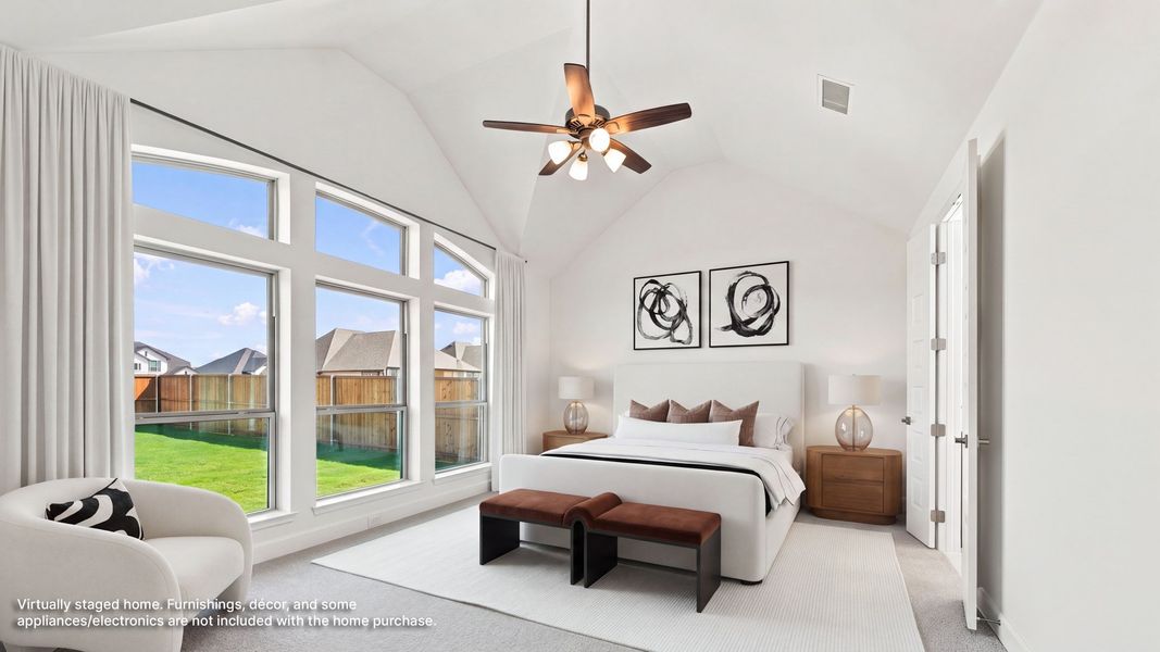 Furnished interior view inside a new home in Sonoma Verde, McLendon-Chisholm (Image 9).