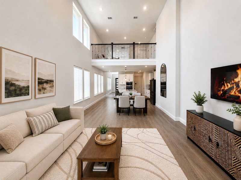 Furnished interior view inside a new home in Harvest, Argyle (Image 7).