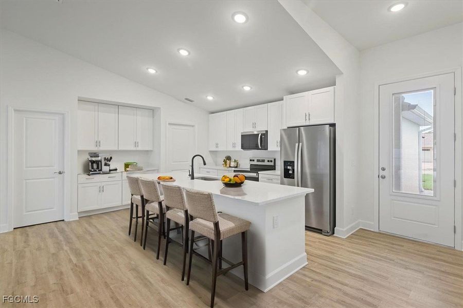 Furnished interior in a model home at Cape Coral in Cape Coral (Image 17). Furnished interior in a model home at Cape Coral in Cape Coral (Image 17).