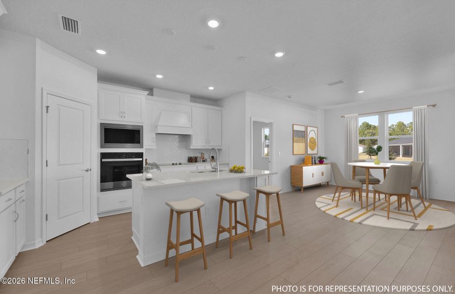 Furnished interior view inside a new home in Hyland Trail, Green Cove Springs (Image 12).