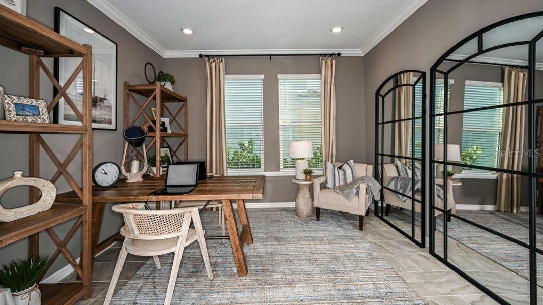 Furnished interior view inside a new home in Tiburon, Nokomis (Image 6).