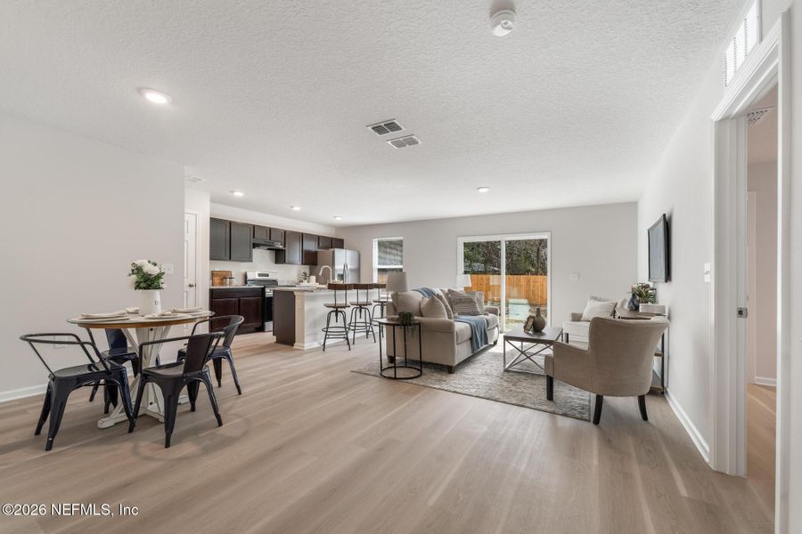 Furnished interior view inside a new home in , Jacksonville (Image 7).