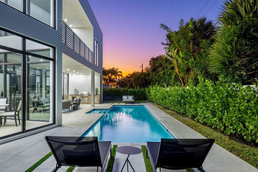 Exterior details and patio area of a home in , Boca Raton (Image 33).
