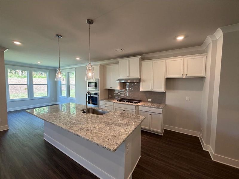 Furnished interior view inside a new home in Mallard’s Landing, Jefferson (Image 7).