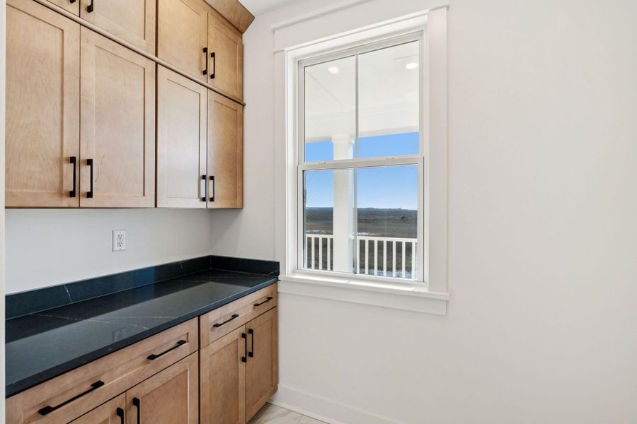 Furnished interior view inside a new home in Overlook at Copahee Sound, Awendaw (Image 15).