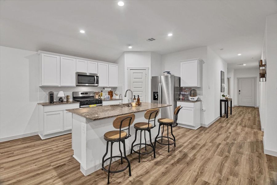 Furnished interior view inside a new home in , Baytown (Image 8).