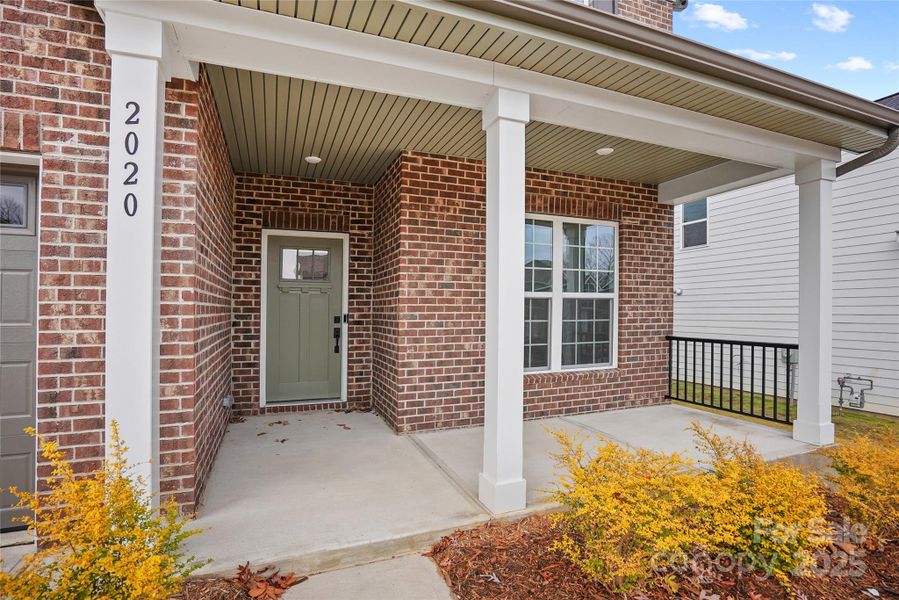 Exterior details and patio area of a home in Forest Creek, Waxhaw (Image 4).