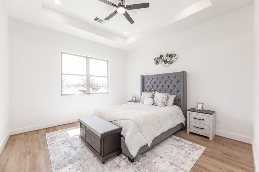 Furnished interior view inside a new home in , Houston (Image 8).