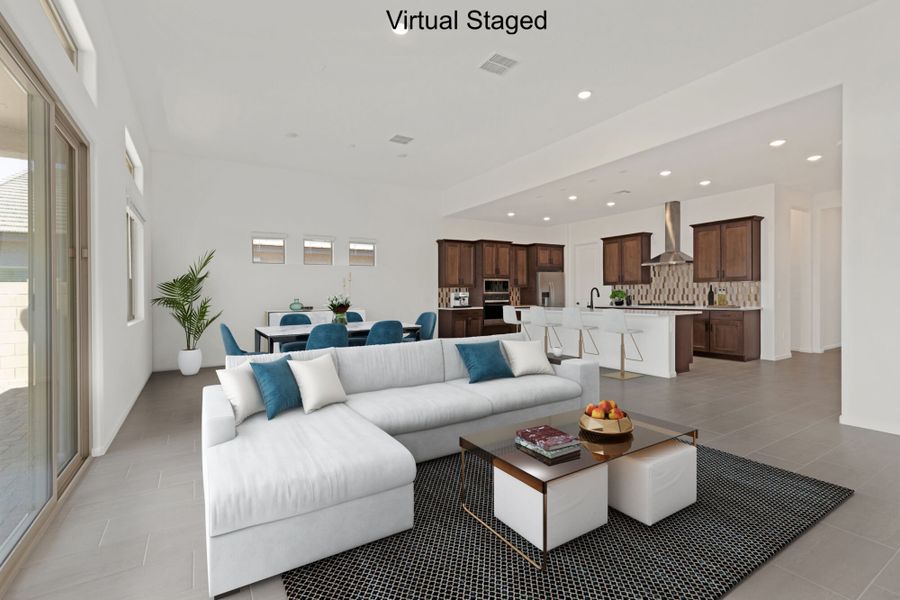 Furnished interior view inside a new home in Saguaro Reserve II, Marana (Image 4).