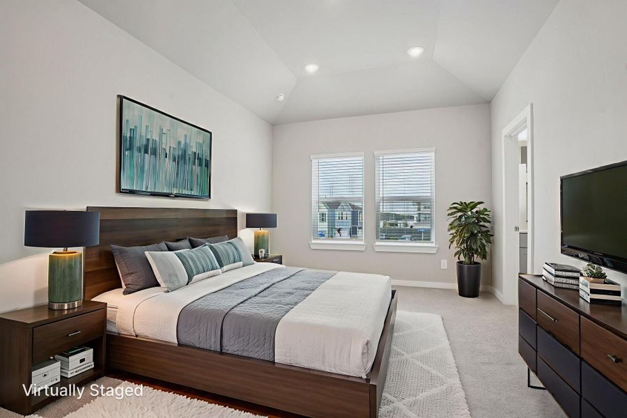 Furnished interior view inside a new home in Kemah Crossing - City Series, Kemah (Image 9). Furnished interior view inside a new home in Kemah Crossing - City Series, Kemah (Image 9).