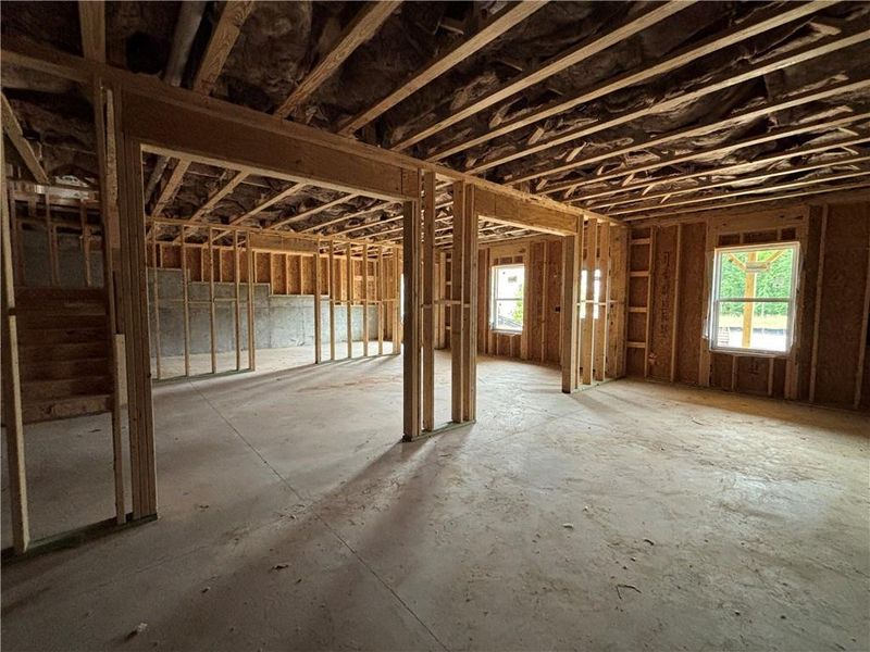 In-progress construction of a new home in Arbors at Richland Creek, Buford, GA (Image 16).