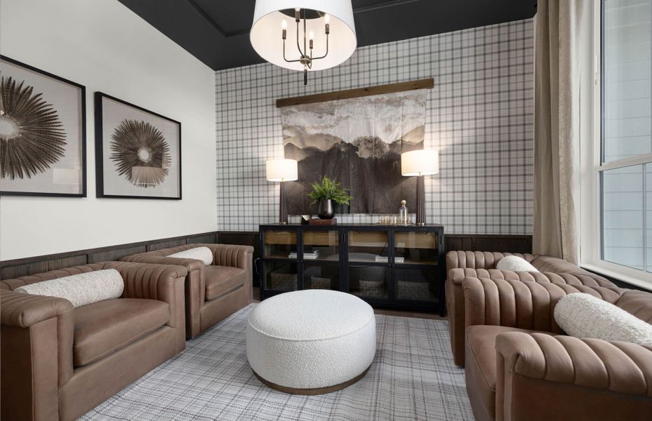 Representative furnished interior of a home built from the Stellar by Del Webb in Del Webb Austin at Lost Pines, Bastrop (Image 60).