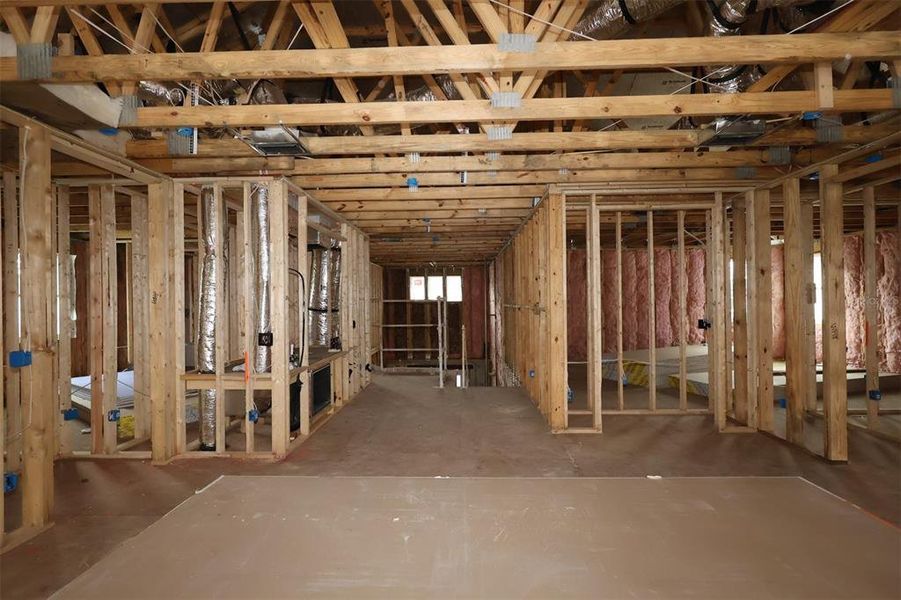 In-progress construction of a new home in Lake Star at Ovation, Winter Garden, FL (Image 6).