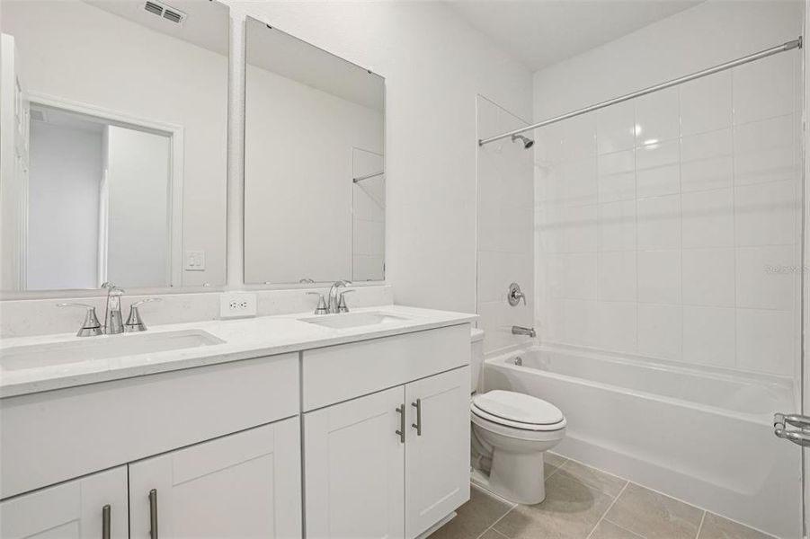 Furnished interior view inside a new home in The Meadow at Crossprairie Bungalows, St. Cloud (Image 38).