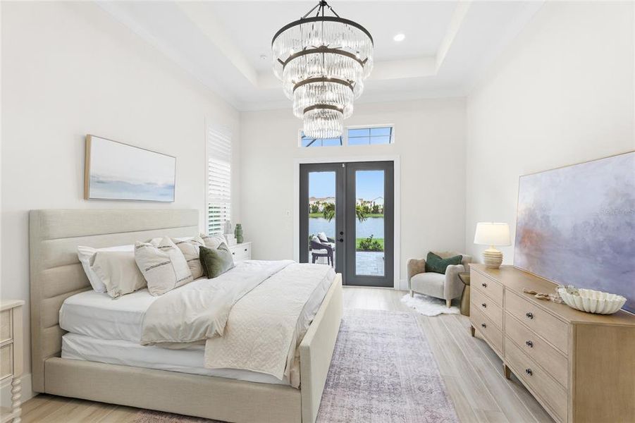 Furnished interior view inside a new home in , Sarasota (Image 40).