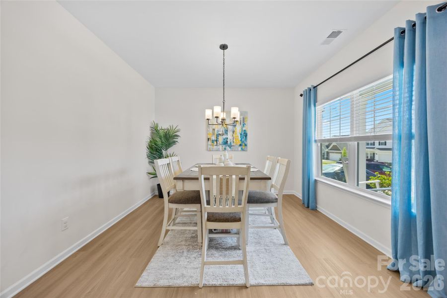 Furnished interior view inside a new home in Orchard Creek, Charlotte (Image 17).