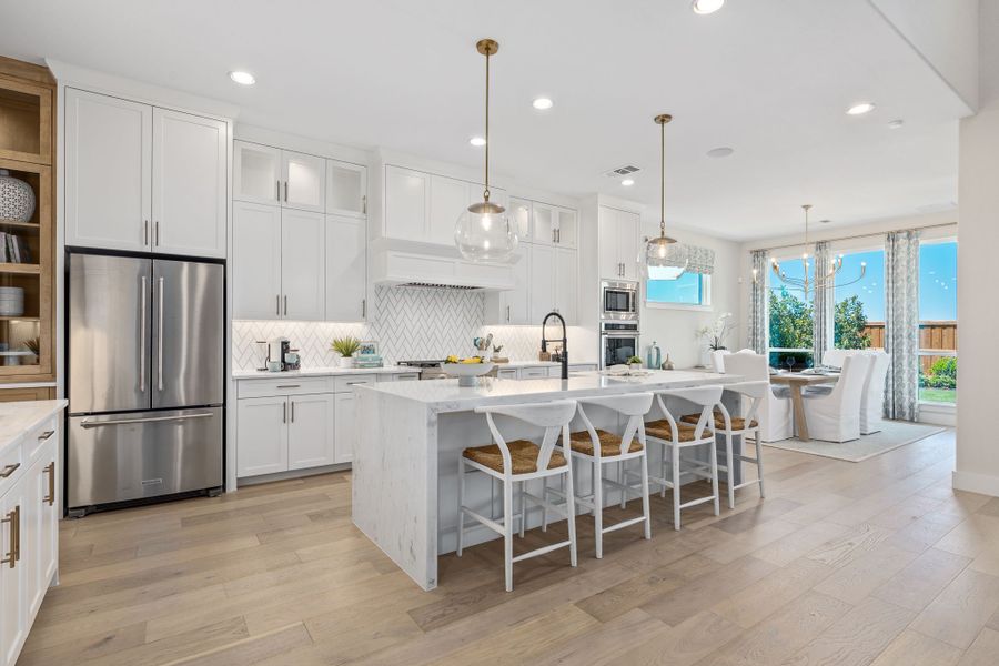 Plan 1640 Kitchen Representative Photo by American Legend Homes