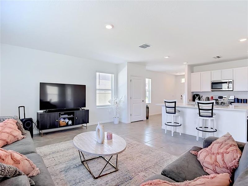 Furnished interior view inside a new home in Westgate at Avalon Park, Wesley Chapel (Image 18). Furnished interior view inside a new home in Westgate at Avalon Park, Wesley Chapel (Image 18).