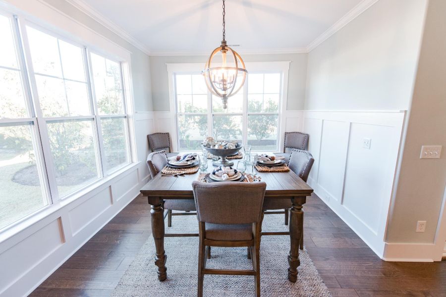 Representative furnished interior of a home built from the Marshall by Bill Clark Homes in Riverside Cove, Wilmington (Image 49).