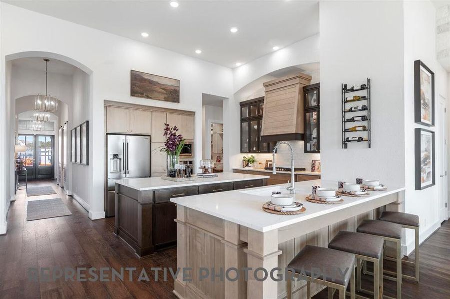 Furnished interior view inside a new home in Pecan Square, Northlake (Image 5).