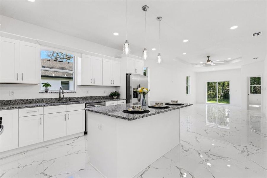 Furnished interior view inside a new home in , Tampa (Image 13).