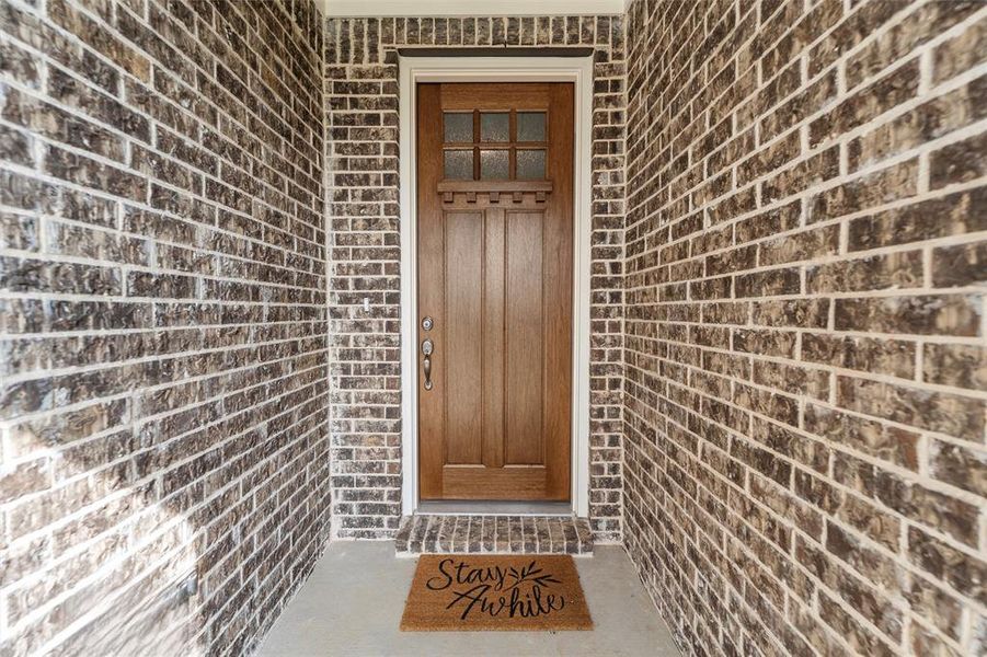 Exterior details and patio area of a home in Liberty Pointe, Gainesville (Image 31). Exterior details and patio area of a home in Liberty Pointe, Gainesville (Image 31).