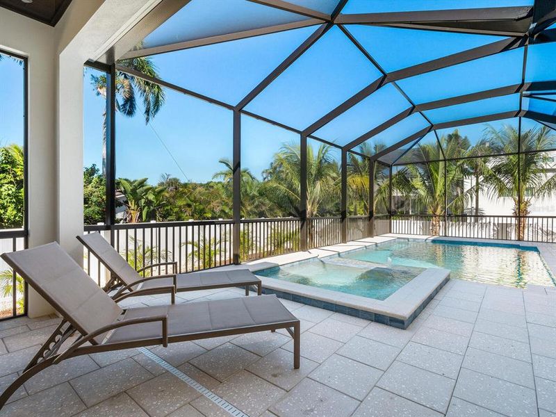 Exterior details and patio area of a home in , Sarasota (Image 32).