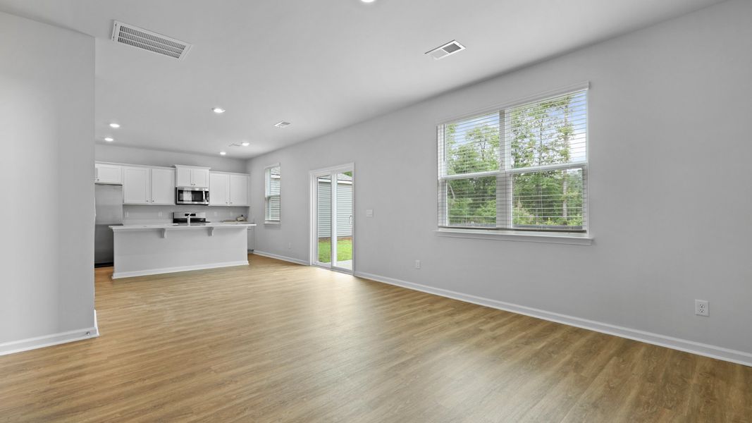 Representative unfurnished interior of a home built from the BELHAVEN by D.R. Horton in Pineview North, Summerville (Image 15). Representative unfurnished interior of a home built from the BELHAVEN by D.R. Horton in Pineview North, Summerville (Image 15).