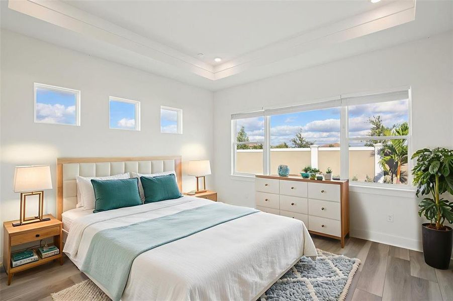 Furnished interior view inside a new home in Eagles Cove at Mirada, San Antonio (Image 6).