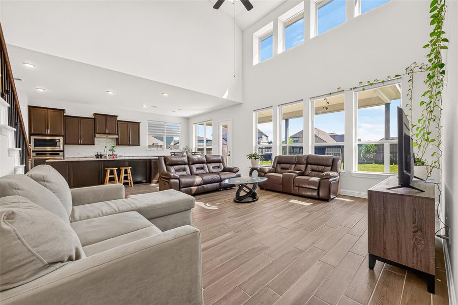 Furnished interior view inside a new home in , Katy (Image 9).