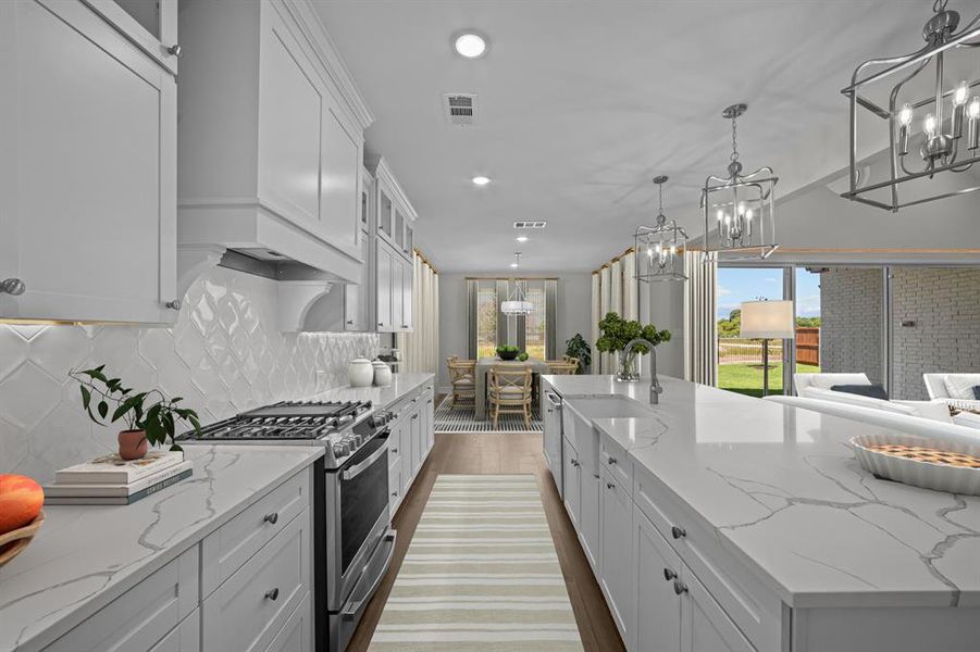 Furnished interior view inside a new home in Wellington, Haslet (Image 8).