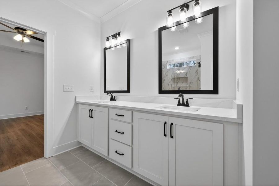 Furnished interior view inside a new home in , Statham (Image 8).