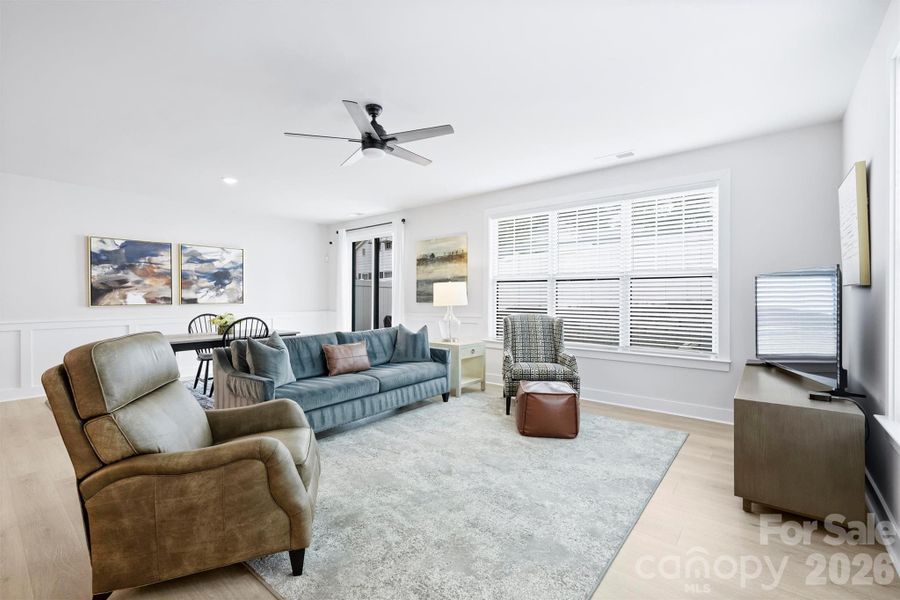 Furnished interior view inside a new home in , Charlotte (Image 13).