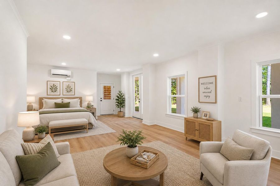Furnished interior view inside a new home in , Awendaw (Image 47).