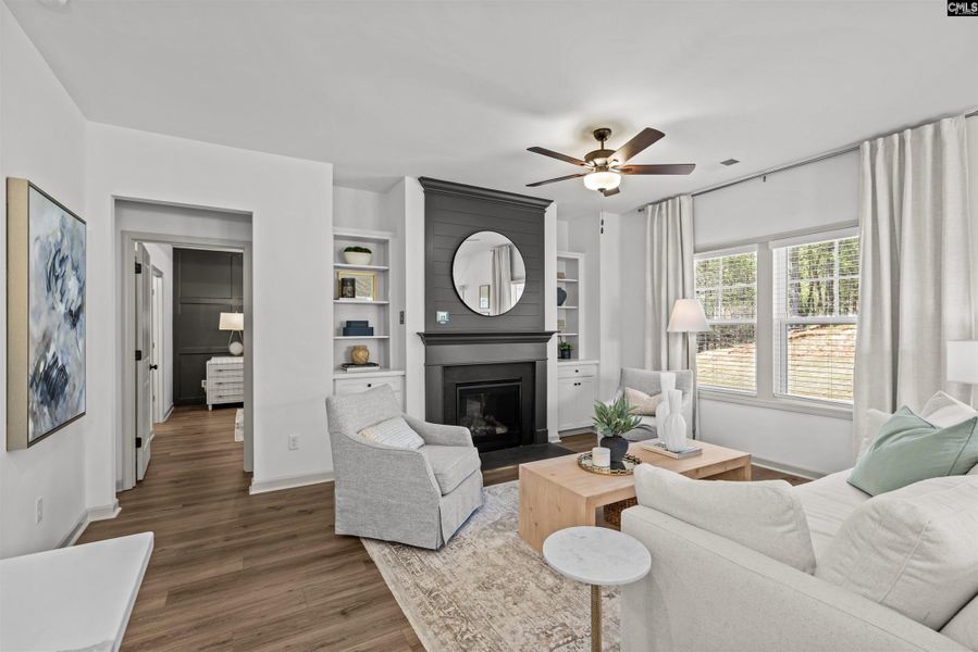 Furnished interior view inside a new home in Peachtree Hills, Lexington (Image 8).