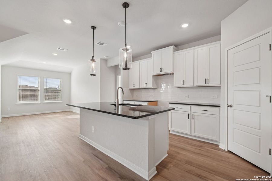 Furnished interior view inside a new home in Arcadia Ridge - Premier Series, San Antonio (Image 6). Furnished interior view inside a new home in Arcadia Ridge - Premier Series, San Antonio (Image 6).