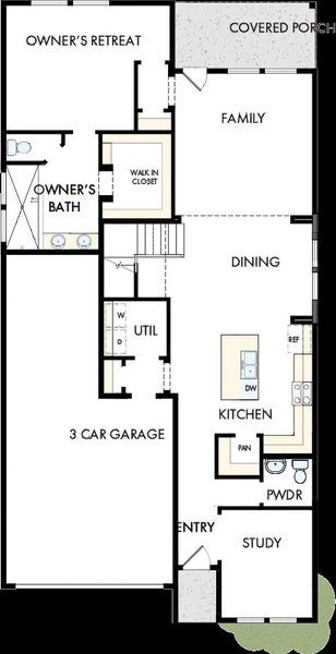 2D floor plan layout of this home in Austin Point, Richmond, TX (Image 2). 2D floor plan layout of this home in Austin Point, Richmond, TX (Image 2).