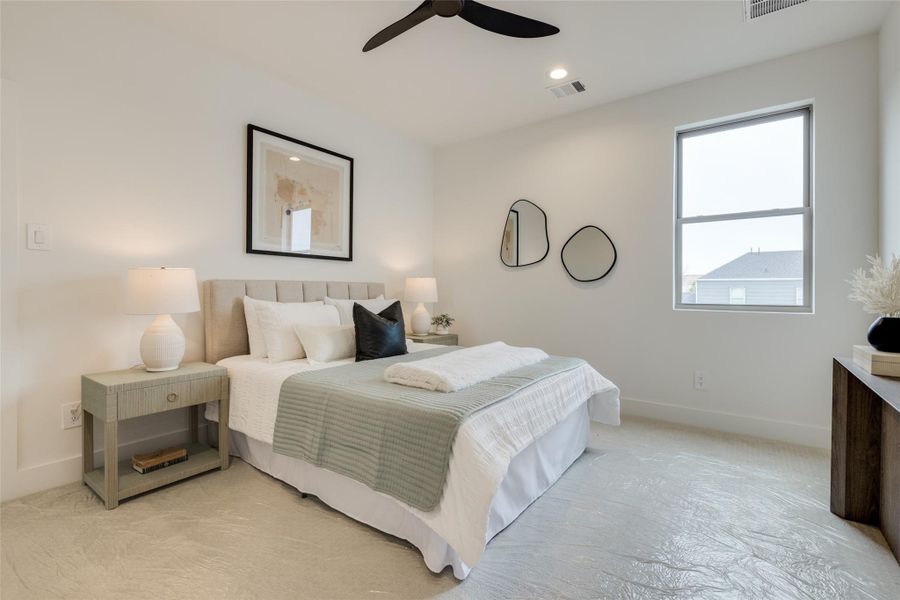 Furnished interior view inside a new home in , Houston (Image 33). Furnished interior view inside a new home in , Houston (Image 33).