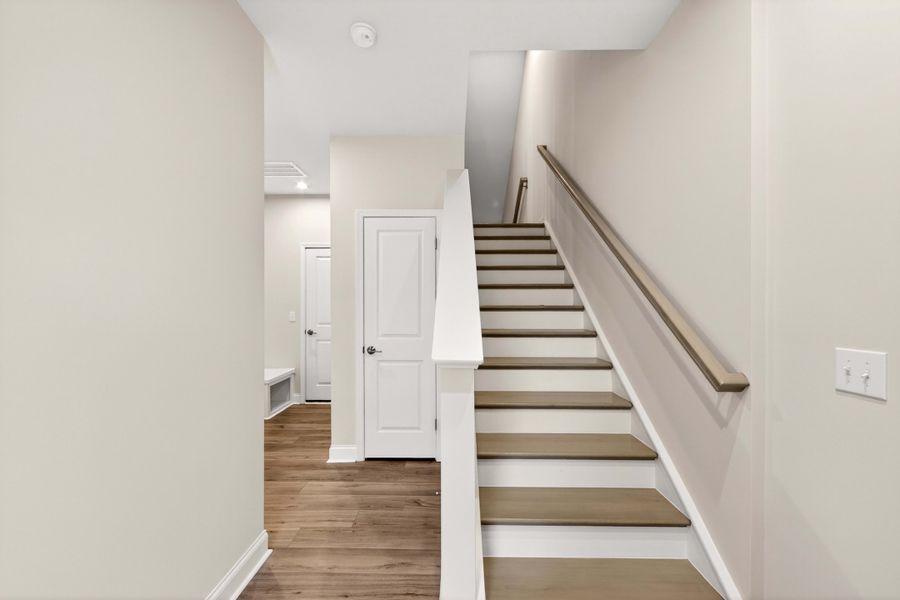 Spacious, unfurnished interior of a new home in Archer Row, Charlotte (Image 17). Spacious, unfurnished interior of a new home in Archer Row, Charlotte (Image 17).