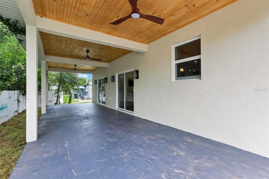 Exterior details and patio area of a home in , Dunedin (Image 32).