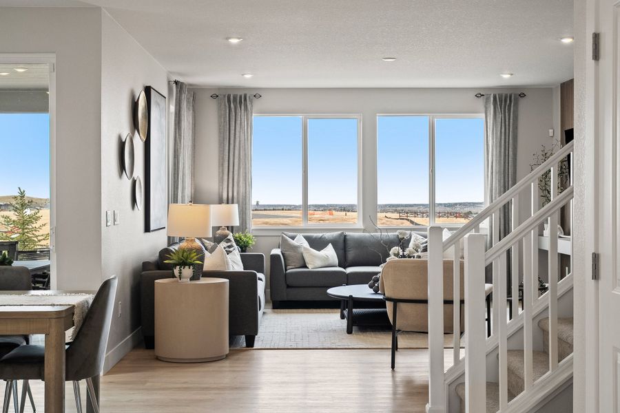 Representative furnished interior of a home built from the Perch by Trumark Homes in Trumark Homes at Tanterra, Parker (Image 3).