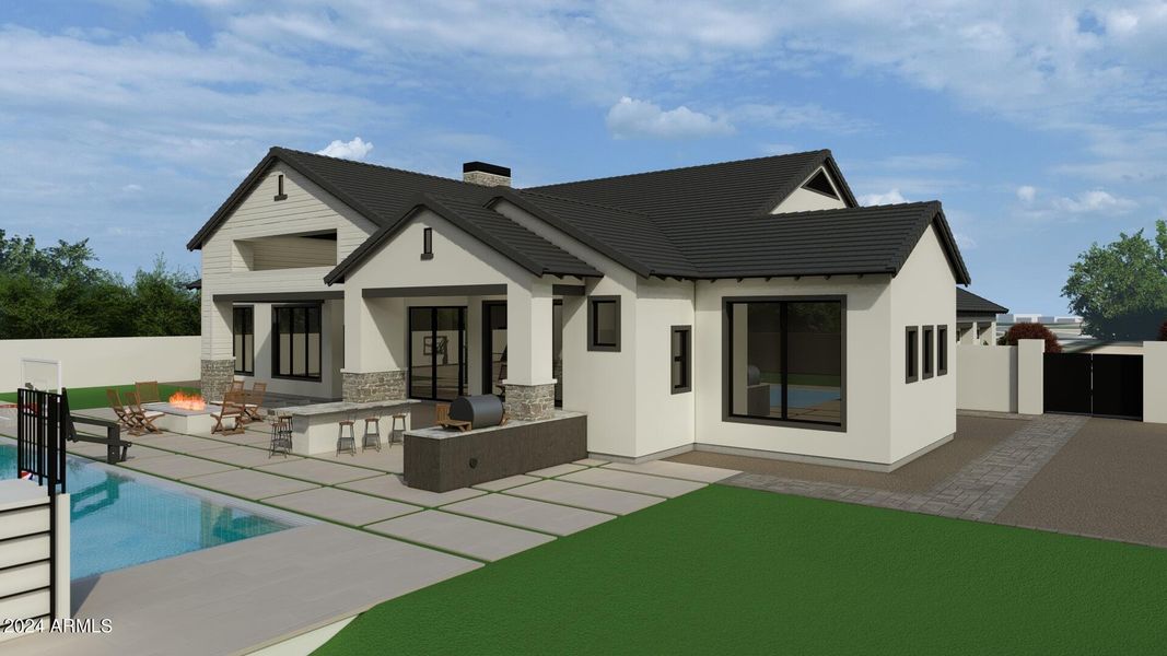 Backyard Rendering