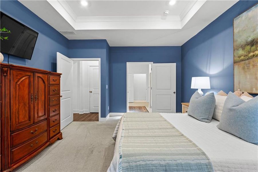 Furnished interior view inside a new home in Candleberry Place, Sharpsburg (Image 48).