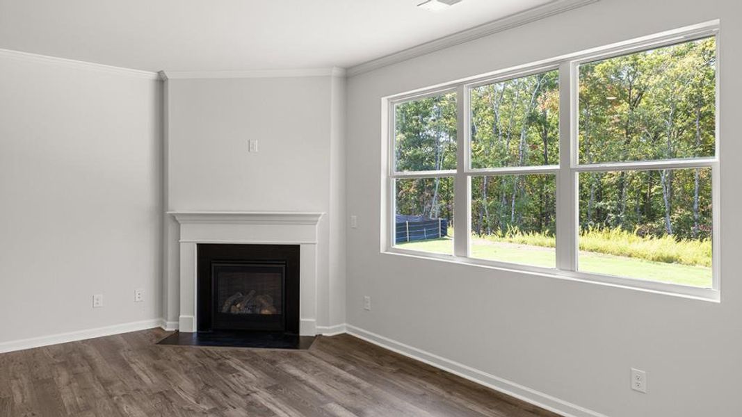 Spacious, unfurnished interior of a new home in Parkside at Carter Grove, Cartersville (Image 13).